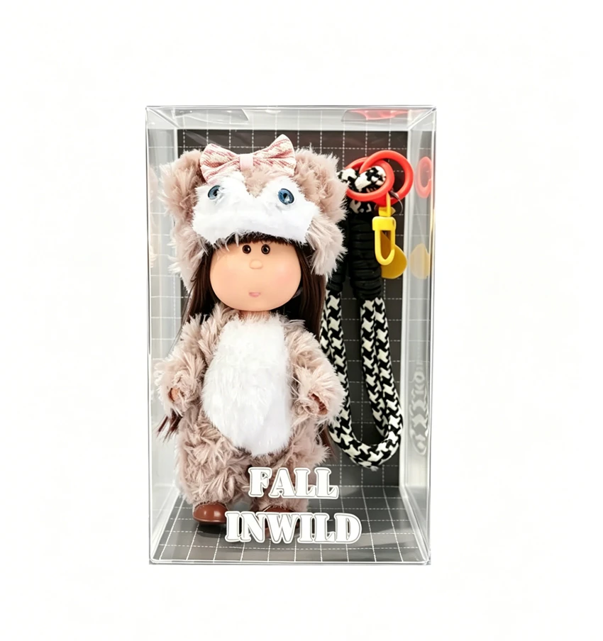 14CM eco-friendly full rubber cartoon figure phone pendant