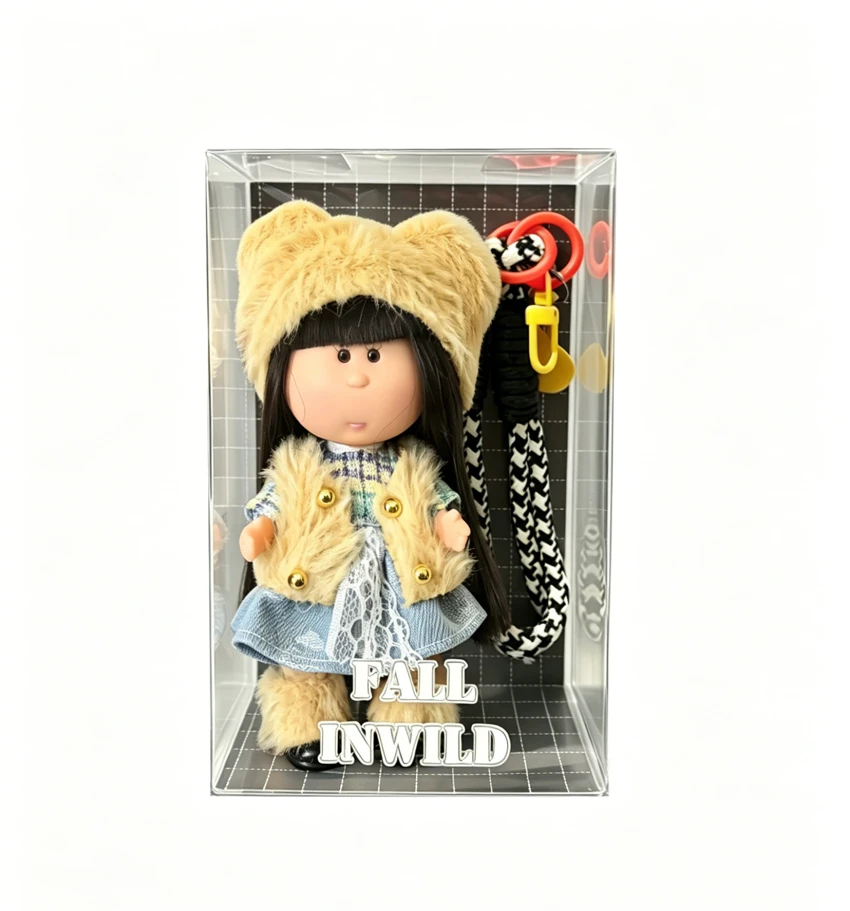 14CM eco-friendly full rubber cartoon figure phone pendant