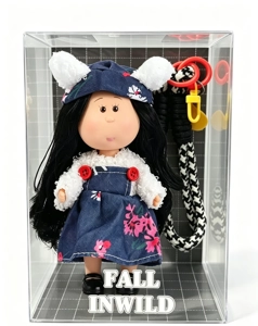 14CM eco-friendly full rubber cartoon figure phone pendant