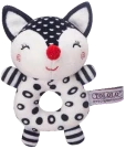 Black & White Round Hand Rattle