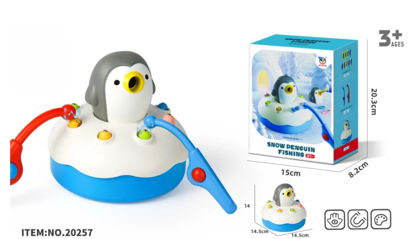 Penguin Fishing Spinning Toy