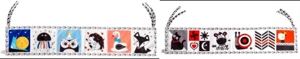 Black & White Crib Bumper Cloth Book