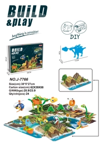 Blok teka-teki yang dipasang sendiri (176pcs)
8in1