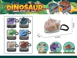 Simulasi menggigit jari-jari Q-versi rally mobil dinosaurus kepala dengan gantungan kunci-Armor Dragon