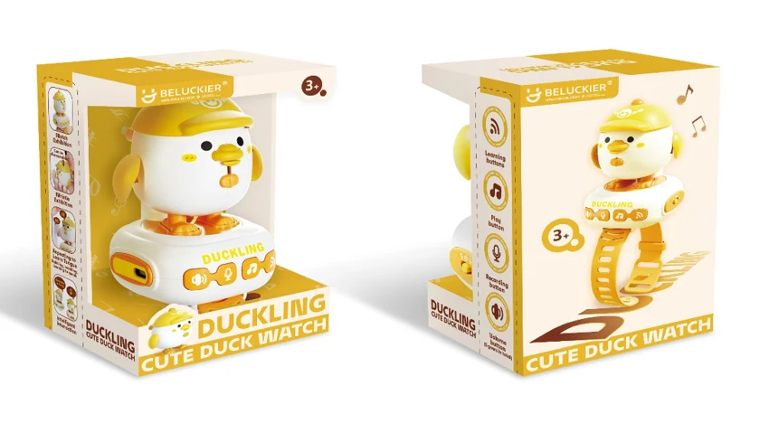 Duckling Watch Musical Toy with Voice Recording, Music, Poems and Interactive Dialogue