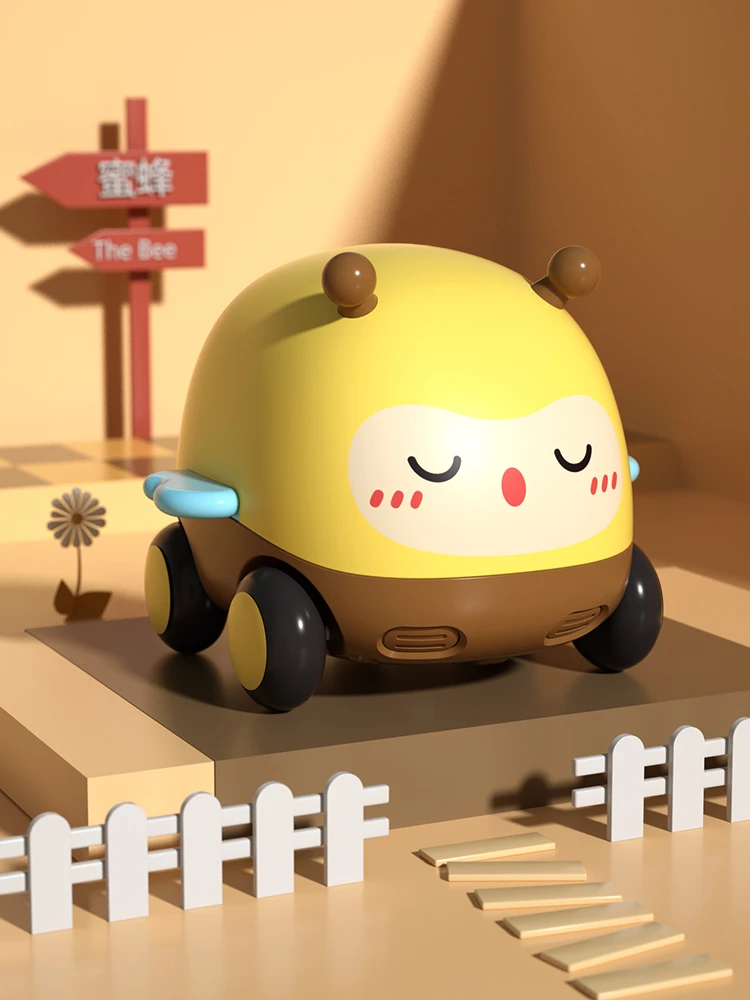 Inertia Bee Toy Car With Teether