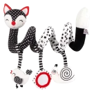 Black & White Fox Crib Wrap