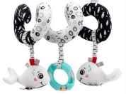 Short Black & White Crib Wrap