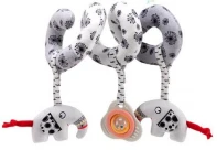 Short Black & White Crib Wrap