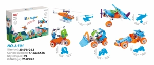 Blok teka-teki yang dipasang sendiri (132pcs)
5in1