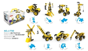 Blok-blok teka-teki sendiri (100pcs)
8in1