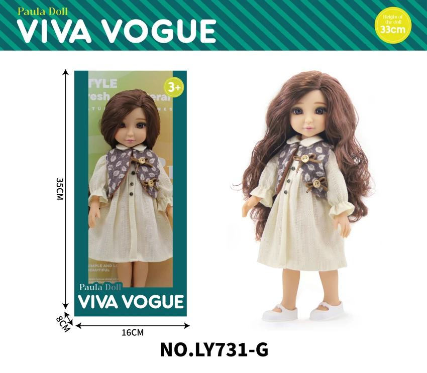 Boneka Putri Paula 14 Inch Full-Slip
