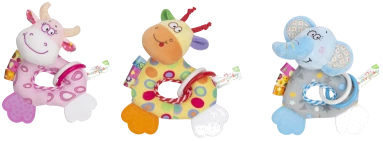 New Double Ring O-shaped Teether