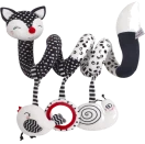 Black & White Fox Crib Wrap