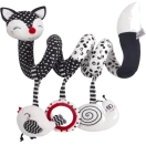 Black & White Fox Crib Wrap