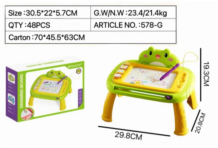Papan tulis katak dengan kaki