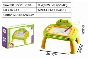 Papan tulis katak dengan kaki
