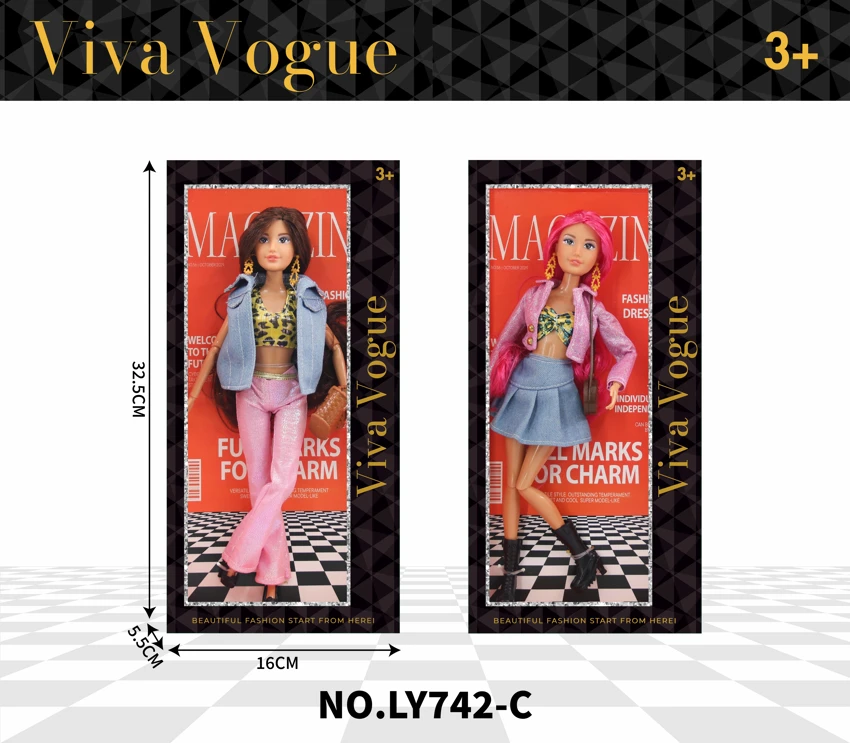 11.5 Set pakaian anak patung Barbie inci