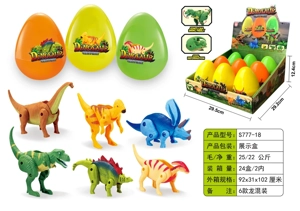 6 Styles Mixed Transforming Dinosaur Egg