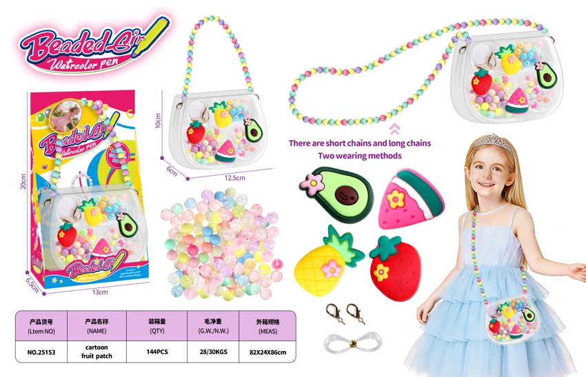 DIY Handmade Beaded Jewelry Kit - Cartoon Fruit Patch