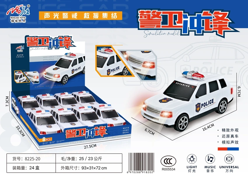 8 buah kereta elektrik untuk polis