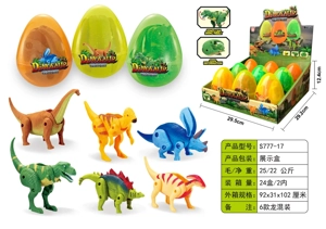 6 Styles Mixed Transforming Dinosaur Egg