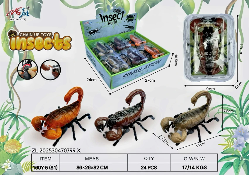 12pcs Wind-up Scorpion