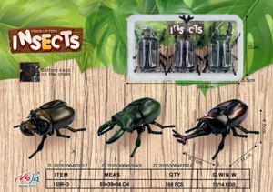 3pcs Set Wind-up Beetle (Spray Paint)
