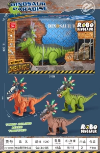 Listrik merangkak, goncang kepala dinosaurus (Lampu simulasi dinosaurus memanggil merangkak listrik)