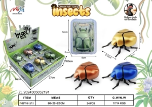 12pcs Wind-up Scarab (Spray Paint Finish)