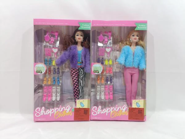 11-inch Movable Hands & Thigh Doll with Shoe Pieces