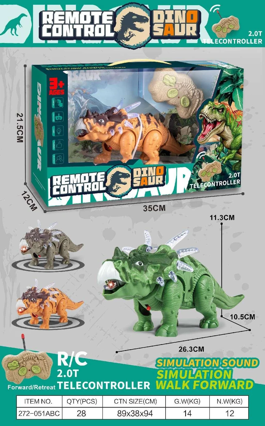 Dinosaurus remote control multi-fungsi (tidak termasuk listrik) Dinosaurus remote control multi-fungsi (tidak termasuk listrik)