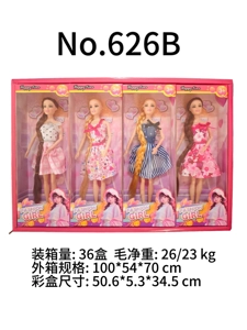 11-inch long braid jointed hand barbie doll