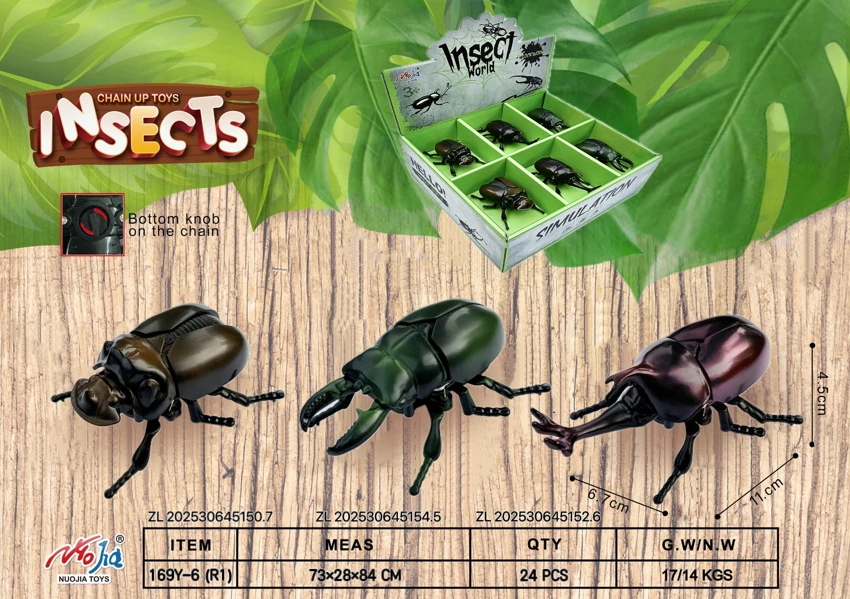 12 paket.        Rantai atas Clockworm Beetle       (cat)
