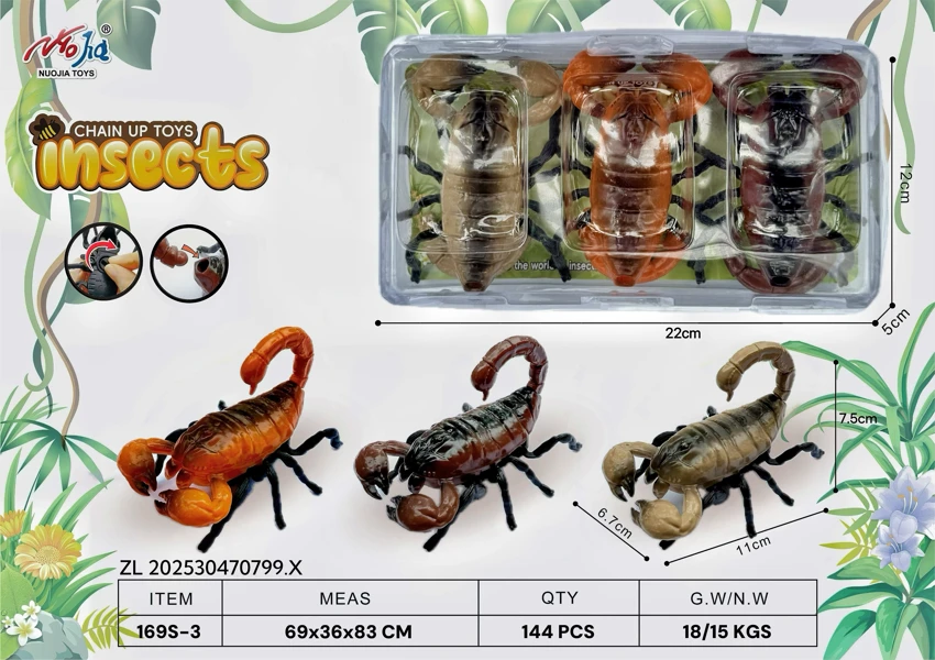 3pcs Set Wind-up Scorpion