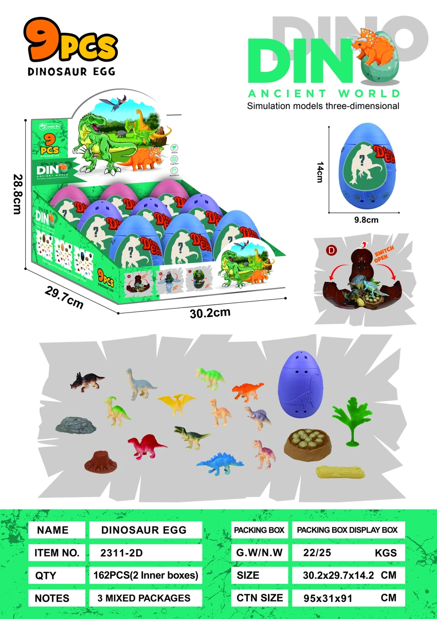 Simulasi adegan telur dinosaurus
