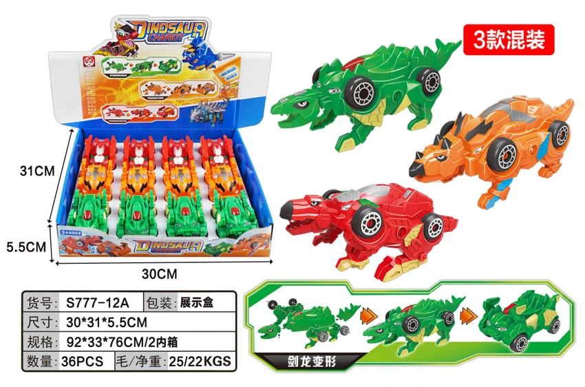 Kereta Dinosaur yang Berubah