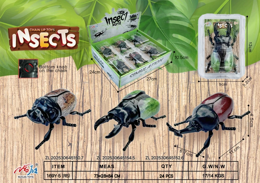 12 paket. Rantai atas Clockworm Beetle (UV printing)