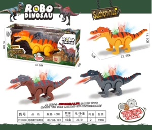 Electric Crawling Suchomimus (Light, Simulated Dinosaur Sound, Electric Crawling)