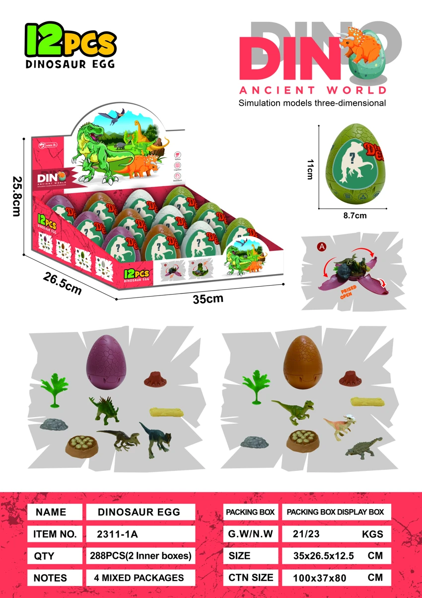 Simulated Scene Dinosaur Egg