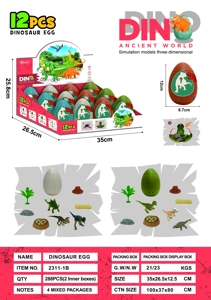 Simulasi adegan telur dinosaur