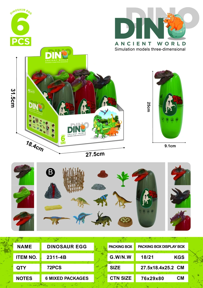 Simulasi adegan telur dinosaurus