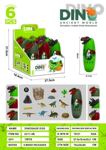 Simulasi adegan telur dinosaurus