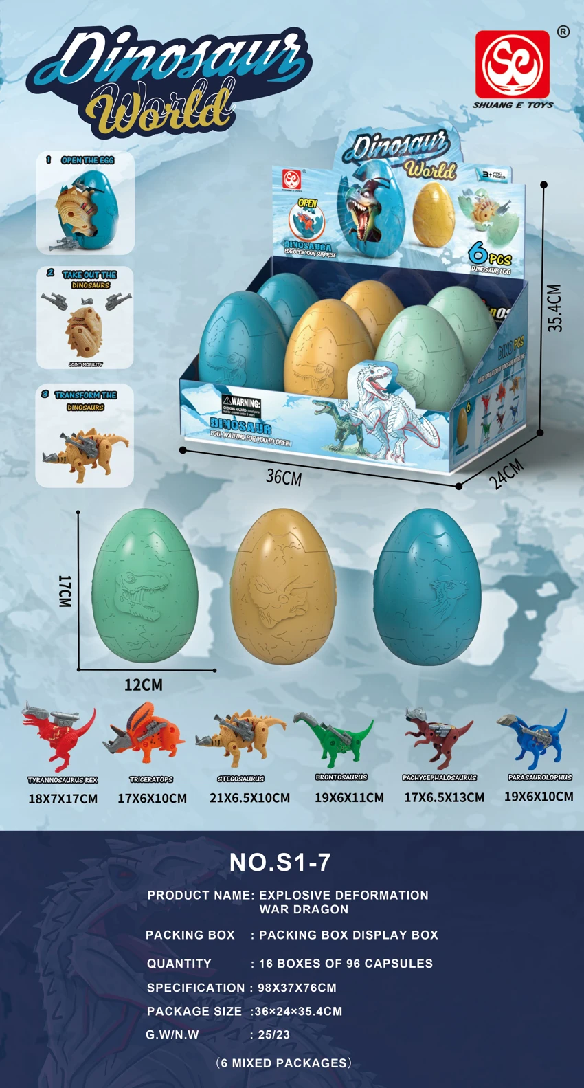 Surprise Egg Transforming Battle Dragon