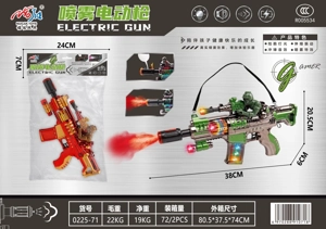 Senjata elektrik semburan warna logam