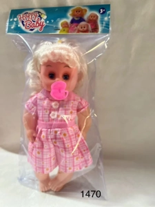 14-inch Bent Leg Pacifier Doll