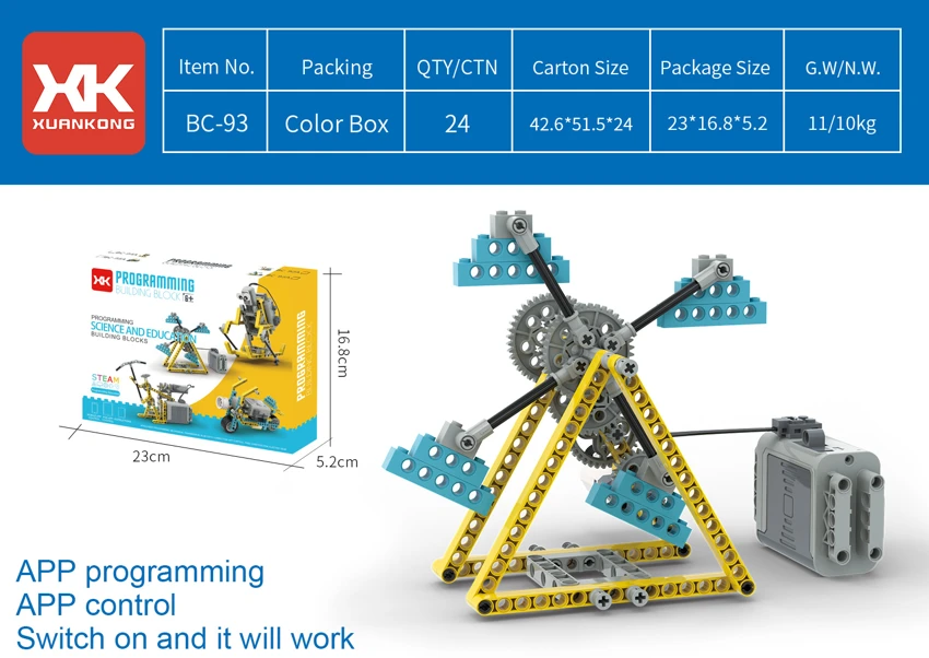 Programming Science and Education Building Blocks - Wheel of Ferries Programming Science and Education Blocks - Wheel of Ferries<br/>(kotak tunggal)