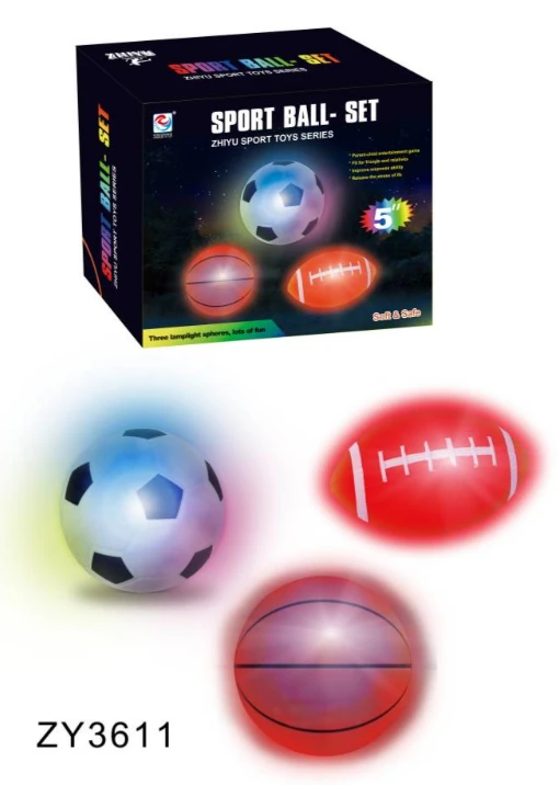 Tiga dalam satu lampu bola sukan tiup