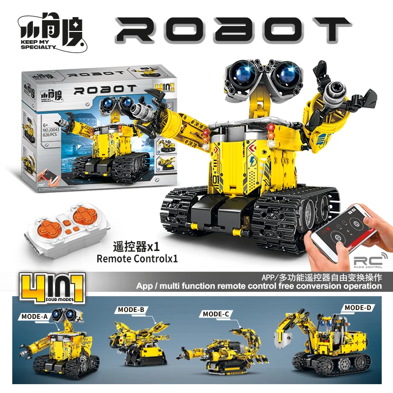 Empat jenis robot yang berubah