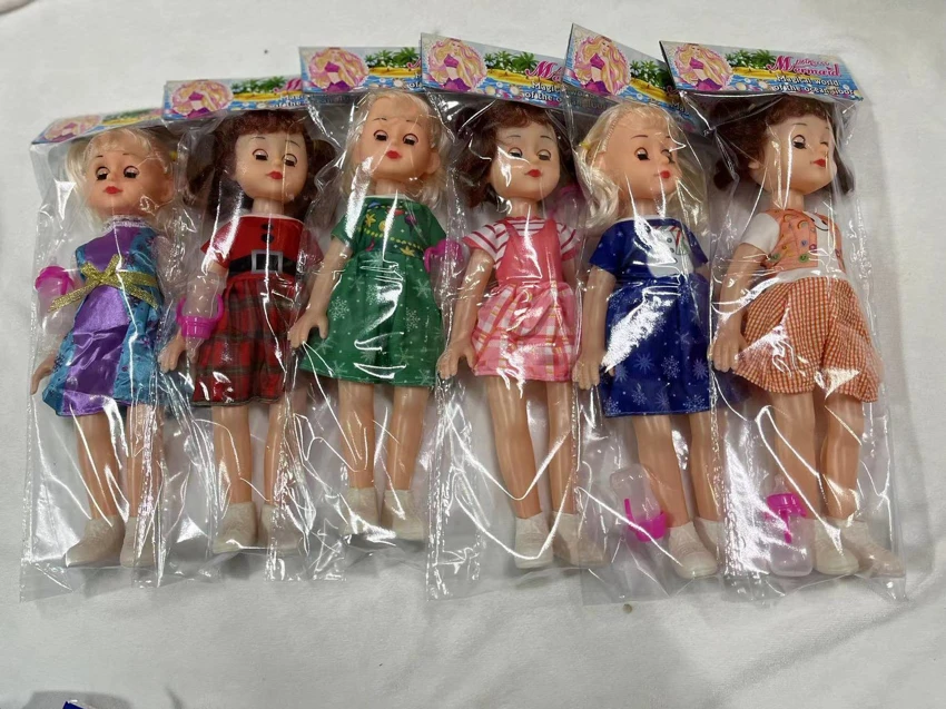 14-inch Moving-Eye Girl Doll with Milk Bottle